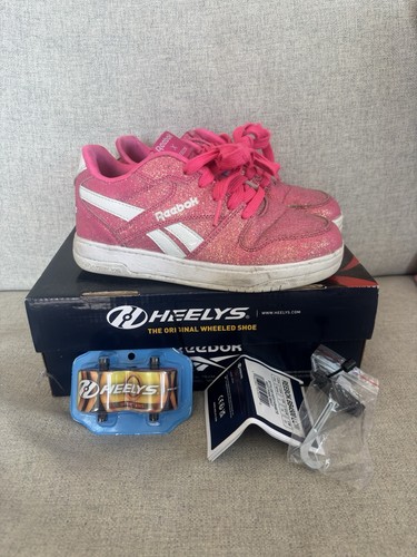 Reebok heelys pink glitter - reebok,
